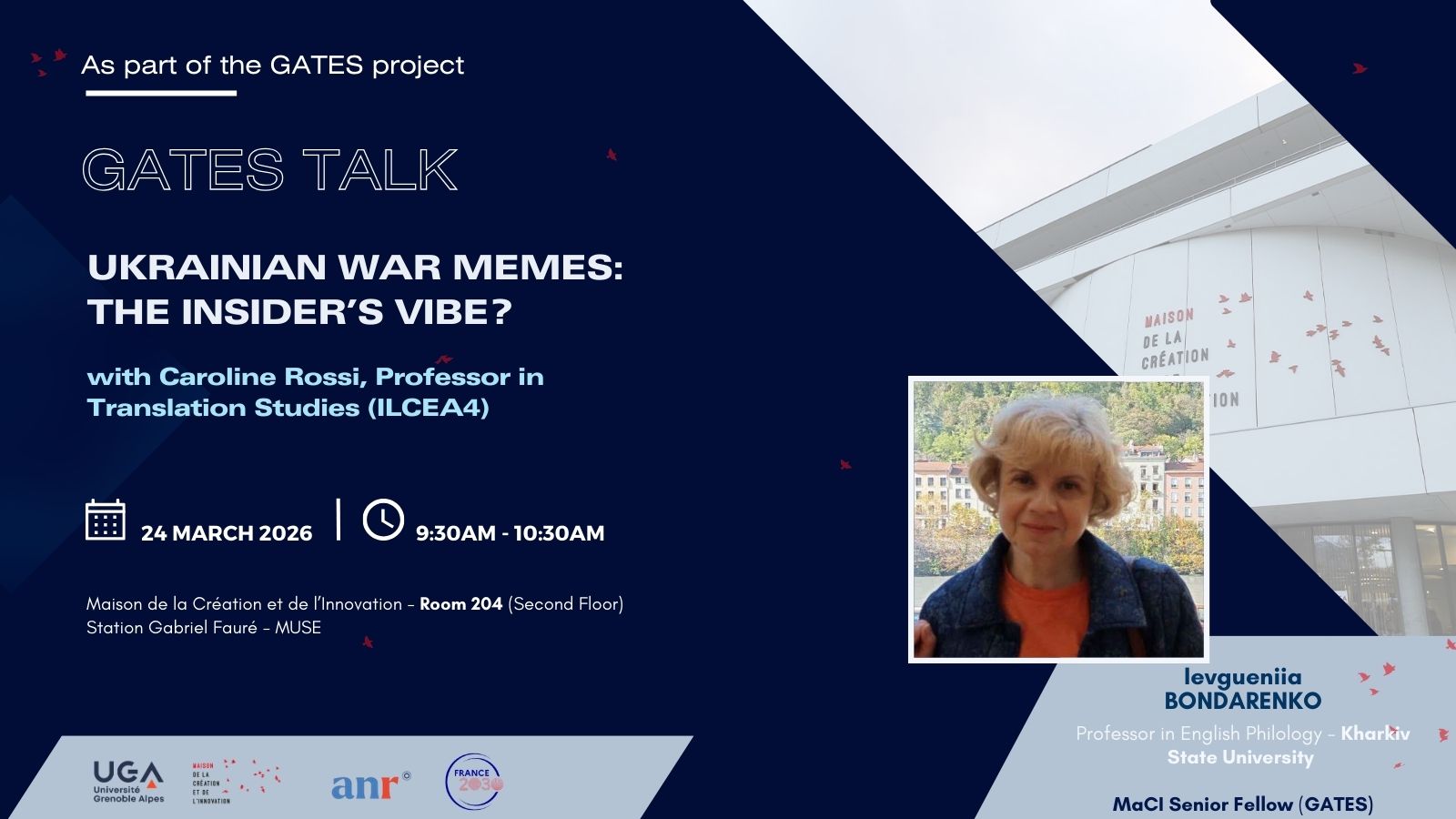 Conférence GATES Ievgueniia Bondarenko