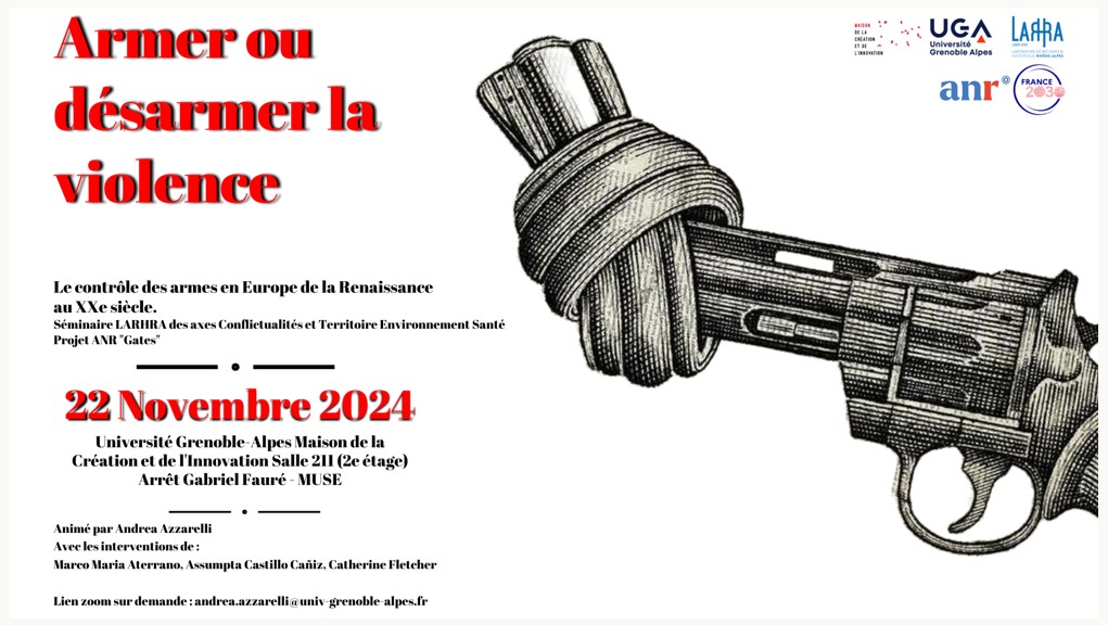 Armer ou désarmer la violence : le contrôle des armes en Europe de la Renaissance au XXe siècle 