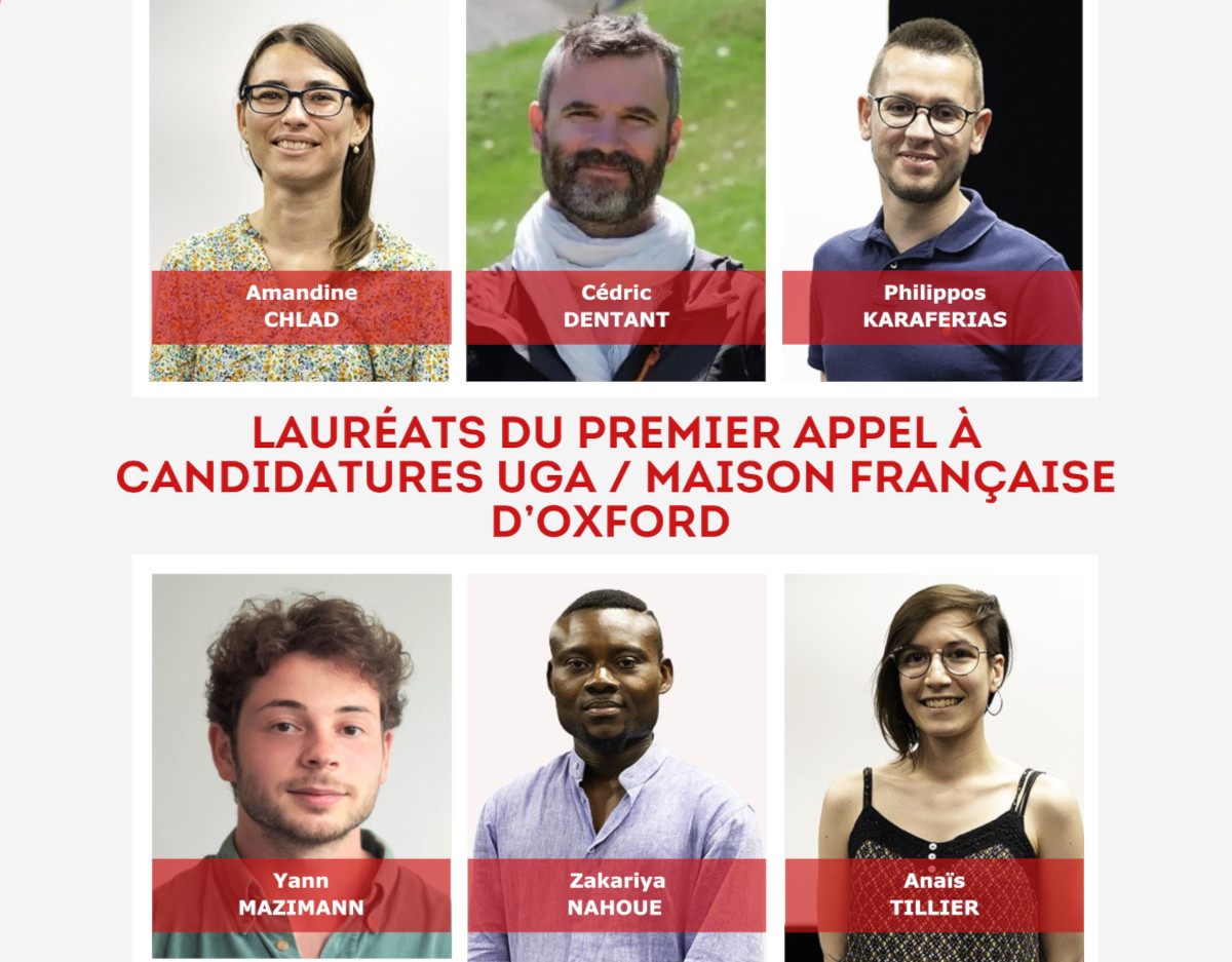 Lauréats de l'appel à candidatures 2023 -  UGA / Maison française d'Oxford
