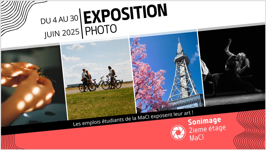 Les emplois étudiants de la MaCI exposent leur art !