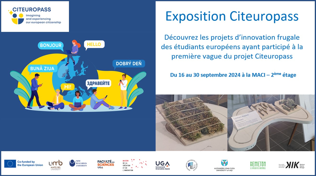 Exposition CITEUROPASS 16-30 Septembre 2024 à la MaCI