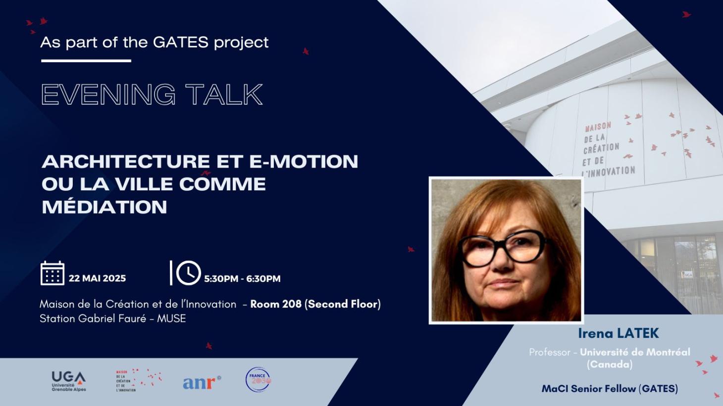 GATES talk - Architecture et e-motion ou la ville comme médiation