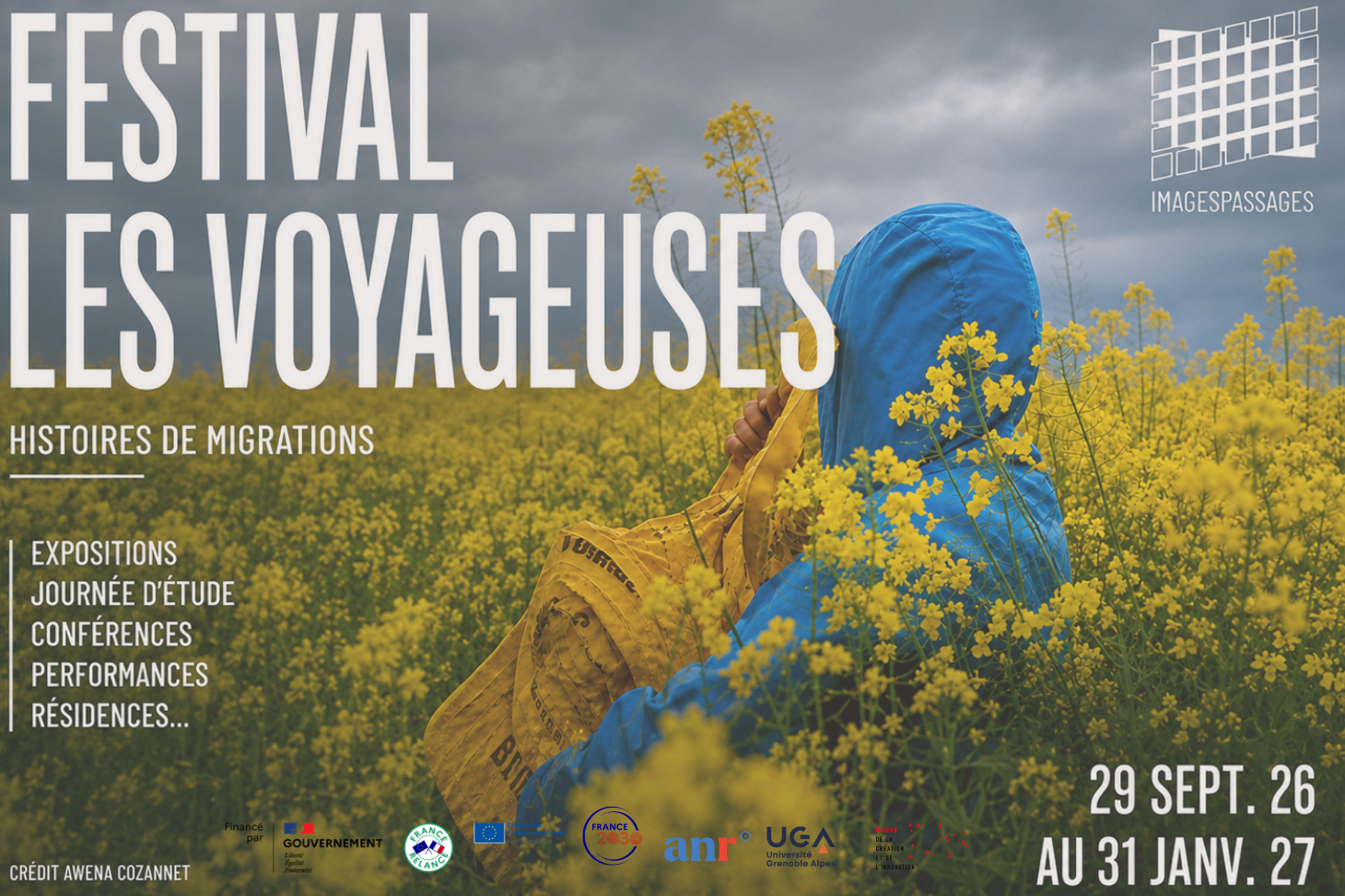 Festival nomade "Les voyageuses - Histoires de migrations" programme « En Résonance » de la Biennale d’art contemporain de Lyon 2026