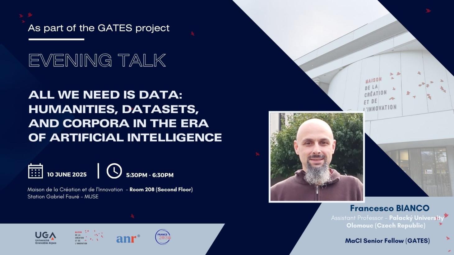 All We Need Is Data: Humanities, Datasets, and Corpora in the Era of Artificial Intelligence, par Francesco BIANCO