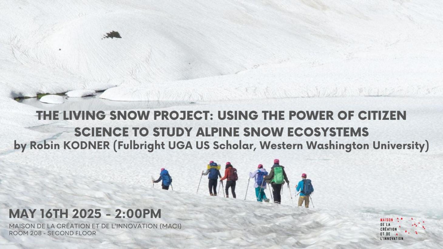 The Living Snow Project: using the power of citizen science to study alpine snow ecosystems, by Robin Kodner