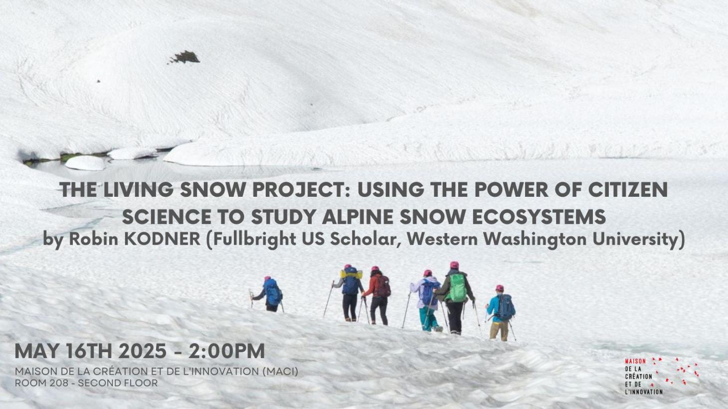 The Living Snow Project: using the power of citizen science to study alpine snow ecosystems