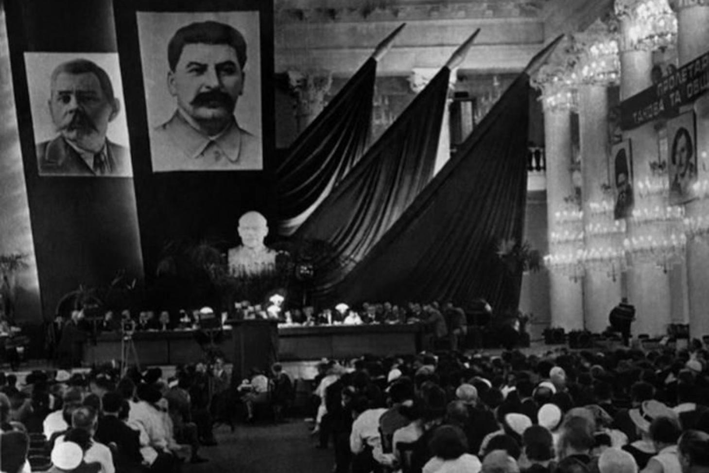 photo archives - réunion en URSS Années 30