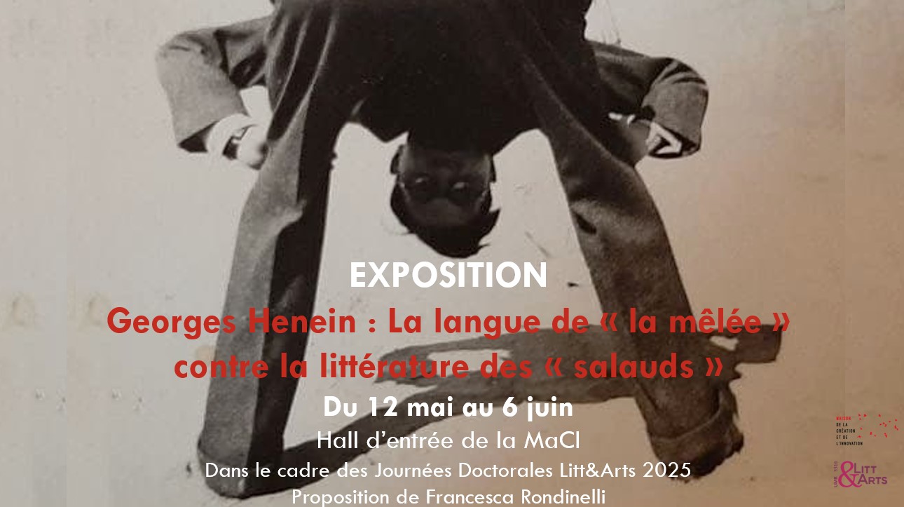 Exposition Georges Henein : la langue de "la mêlée" contre la littérature des "salauds"
