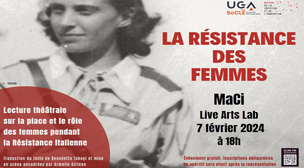 Resistance des femmes en Italie - Lecture théâtrale MaCI UGA